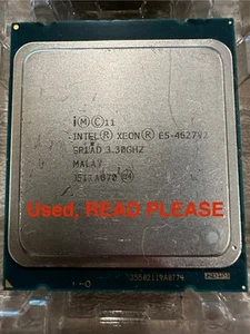 Intel Xeon E5-4627 V2 CPU 3.3GHZ 8-Core 16MB LGA2011 Processor SR1AD - Picture 1 of 2
