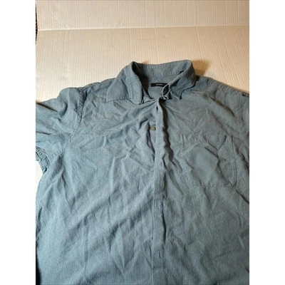 Alfaro Short Sleeve Shirt Blue 100% Silk Size M - Image 1 of 3