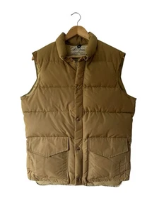 Vintage LL Bean Goose Down Puffer Vest Men’s Medium Tan USA - Picture 1 of 4