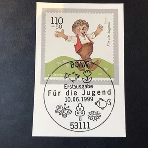1999 - Mi.Nr. 2057 - 110 + 50 Pf - Trickfilmfiguren - Mecki - ESST Bonn - Imagen 1 de 2