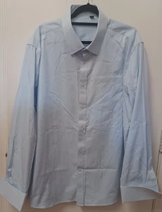 Alimens & Gentle Flex Luxus Stil Hemd Herren Größe 2XL Französische Manschette - Bild 1 von 10