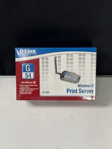 D-Link DP-301 Fast Ethernet Print Server - New Sealed In Plastic - Picture 1 of 10