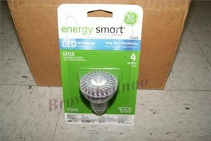 GE Energy Smart GU10 LED Light Bulb 100 Lumens 4 Watts Narrow Flood 75625 NEW - Picture 1 of 9