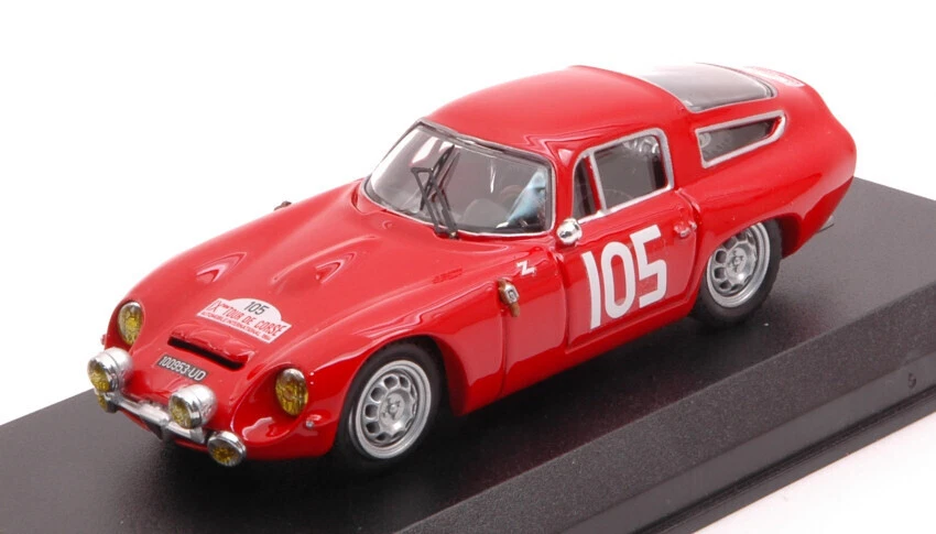ALFA ROMEO TZ1 N.105 2nd TOUR DE CORSE 1964 ROLLAND-AUGIAS 1:43 - Immagine 1 di 1