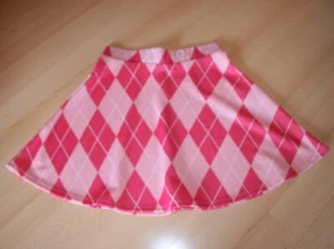 Skater Mini Rock kariert rosa-pink M Glocken Minirock FB SISTER - Bild 1 von 2