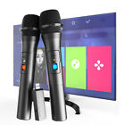 2PCS Professional VHF Wireless Microphone Handheld Mic System Karaoke W/Receiver