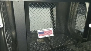 Club Car PRECEDENT golf cart 5 piece Diamond plate Bagwell kit Access Made USA - Picture 1 of 9