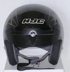 USED HJC CL-31 OPEN FACE UNISEX HELMET W/VISOR XXL LARGE BLACK - Bild 1 von 7