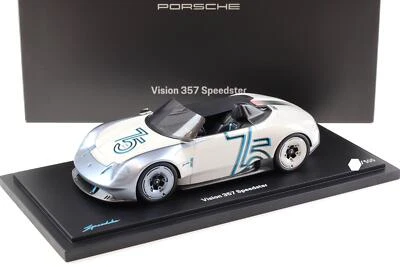 1:18 Spark Porsche Vision 357 Speedster Grigio Argento WAP DEALER - Immagine 1 di 4