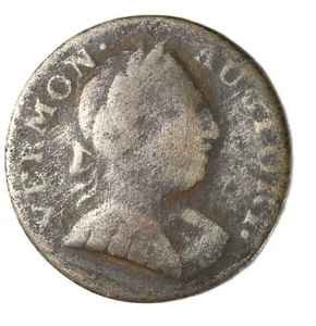 1788 Vermont Bust Right Colonial Copper Coin - Picture 1 of 2