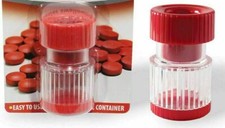 Tablet Crusher Pill Grinder Powder Kids Easy Safe Splitter Medicine Storage Box