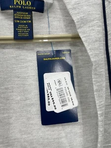 Polo Ralph Lauren Mens Mini Terry Kimono Robe Gray Waist Tie Sleepwear P292RL - Picture 1 of 8