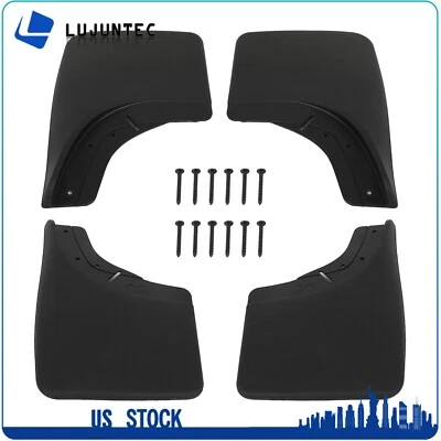 For Chevrolet C1500 1988-1998 Splash Guards Mudguards Fender Mud Flap Front Rear - Image 1 of 4