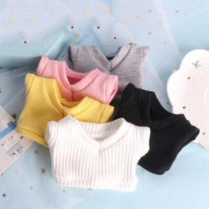 Gilet 15 cm 20 cm bambola peluche vestiti a maglia uniforme top bambola idolo vestito regalo - Foto 1 di 15