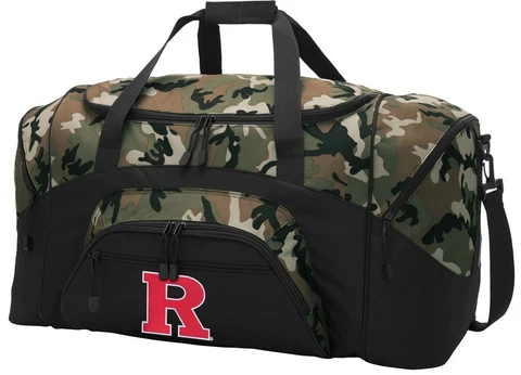 RUTGERS Duffle Suitcase LARGE Rutgers University Duffel Gift Idea Him Men Man Cover