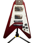 Grass Roots Electric Guitar Flying V Red GR-FV-32/M W/Gig Bag Used Product