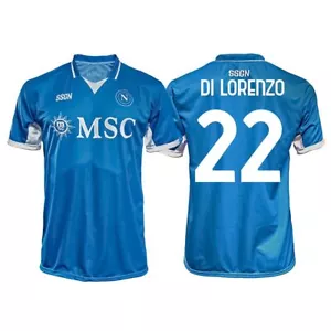 Maglia Di Lorenzo Napoli Home 2024 2025 Azzurri ufficiale adulto ragazzo bambin - Picture 1 of 2