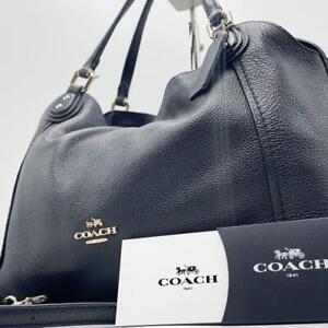 Beautiful item Coach COACH shoulder bag hobo Edie grained leather