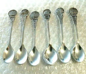 Atenas Acrópolis Partenonas Grecia Vintage Té Café Cucharas Muy Raras X6 - Imagen 1 de 4
