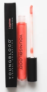 Youngblood Mineral Cosmetics Long Lasting Coral Kiss Lipgloss 0.11 fl oz/ 3.5 mL - Picture 1 of 7