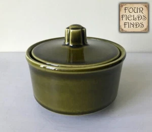 Vintage Bauernhaus Retro Avocado grün Deckel Zuckerdose Made in USA 4" x 3" - Bild 1 von 14