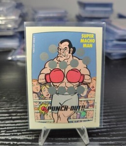 1989 Topps Nintendo Scratch-Off Game Punch-Out Super Macho Man Screen #9