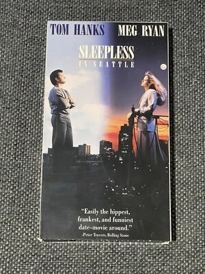 Sleepless in Seattle (VHS, 1993) Tom Hanks Meg Ryan - Image 1 of 2