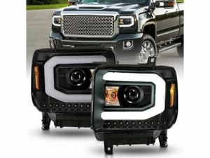 Headlight Set Anzo 9TYJ61 for GMC Sierra 1500 2500 HD 3500 2014 2015 2016 - Picture 1 of 5