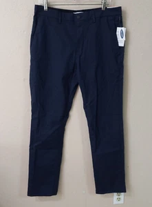 Old Navy Men Sz 34x32 Pants Ultimate Built-In Flex Chino Blue Stretch NWT 4893 - Picture 1 of 9