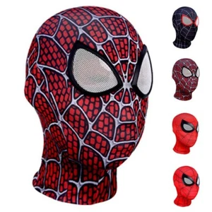 Kids Boys Super Heroes Spiderman Miles Morales Mask Cosplay Fancy Dress Costume - Picture 1 of 12