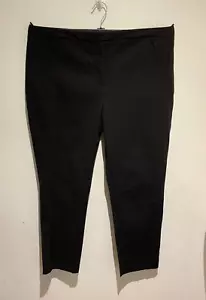 Marks & Spencer Per Una black trousers 18 Short NEW slim straight Speziale - Picture 1 of 8