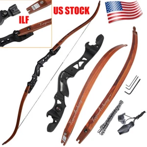 Archery 62" ILF Recurve Bow RH / ILF Limbs for Athletic/Competition/Hunting - Picture 1 of 24