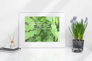 "AND THOSE WHO WERE SEEN .....", 4x6" matted calligraphy print, FREE SHIPPING!! - Picture 1 of 2