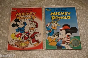 LOT OF 2 MICKEY & DONALD #17 18 VERY FINE--SPECIAL DOUBLE-SIZED ISSUE - Picture 1 of 2