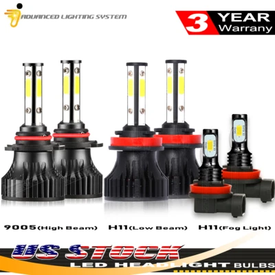 Kit combinado de faros antiniebla altos bajos 6000 k LED para Honda CR-Z 2011-2016 Foto 1 de 4