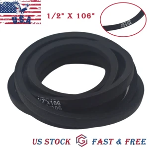 46" Deck Belt For Ariens Husqvarna AYP 405143 584453101 532405143 (1/2" x106") - Picture 1 of 7