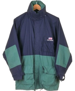 Abrigo Parka con Capucha de Colección Polo Sport Ralph Lauren Azul Marino Verde Algodón Con Capucha L - Imagen 1 de 10