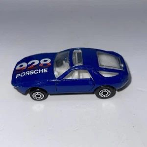 Vintage Zee Zylmex Porsche 928 Diecast Blue P376 1:64 Good Condition - Picture 1 of 6