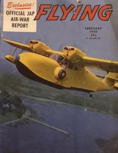 FLYING Magazine Feb 1946 Airplane Aviation Post War Report on Japan - Picture 1 of 14