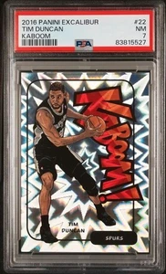 Tim Duncan 2016 Panini Excalibur Kaboom #22 Pop 3 Only 6 higher - Picture 1 of 2