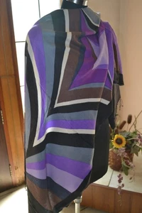 999 USD Colourful Print pashmina ~ DESIGNER shawl Stole Cashmere - Picture 1 of 8
