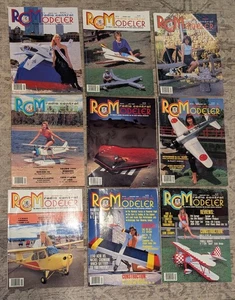 Vintage RC Modeler Magazine Radio Control Airplane Models Lot Of 9 1988-1993 - Bild 1 von 3