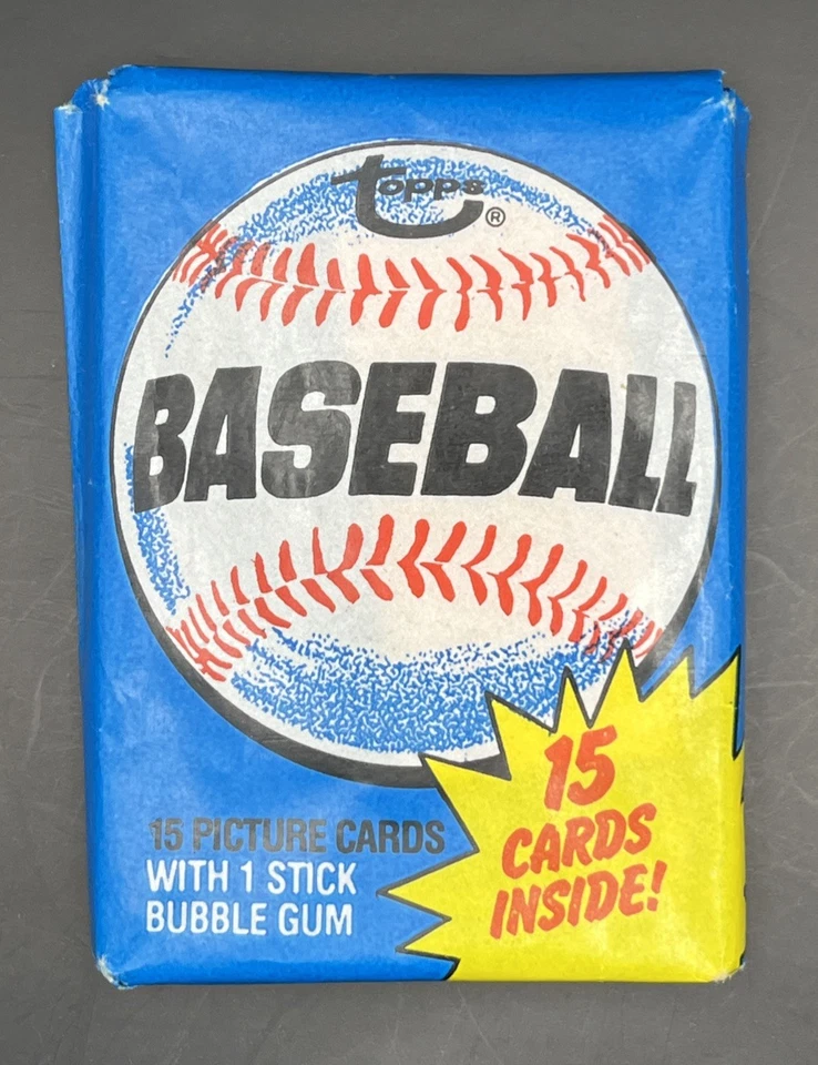(1) Paquete de cera de béisbol Topps 1980 Henderson Foto 1 de 4