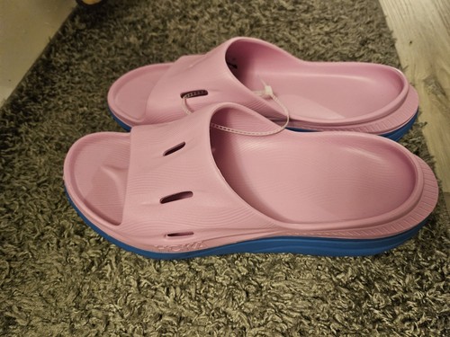 HOKA ONE ONE HOKA Ora 3 Sandalo da Recupero Slide Unisex Viola Chiaro Blu 12m 14wmn