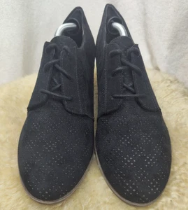 DR. SCHOLLS WOMENS SUEDE SHOE PUMPS HEELS SIZE 9 M BLUE - GOOD CONDITION. - Picture 1 of 18