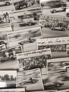 Großer Preis von Großbritannien 1952 27 x Original Fotos Silverstone Alberto Askari - Bild 1 von 17