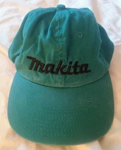 Makita Hat Cap Teal Green Blue Strapback Embroidered Logo Adult OS - Picture 1 of 5
