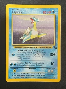 Lapras 10/62 Unlimited Holo Raro Pokémon Fossile WotC - Foto 1 di 4