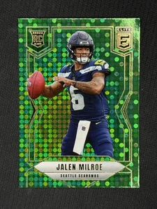2025 Donruss Elite - Jalen Milroe (RC) Green Disco #131, Seattle Seahawks - Bild 1 von 2