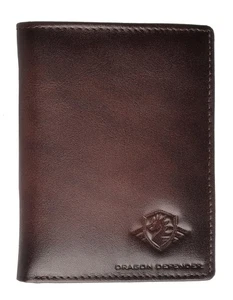 Genuine Men's Slim Leather Wallet Bifold RFID Wallet with 6 card slots, 1 cur... - Picture 1 of 6